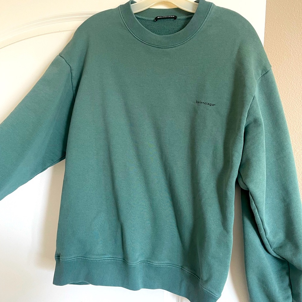 BALENCIAGA PULL OVER SWEATSHIRT OVERSIZED FIT SZ SMALL